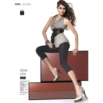 Dámské legíny Bas Bleu Agnes 200 den Leginy black-černé 4-L