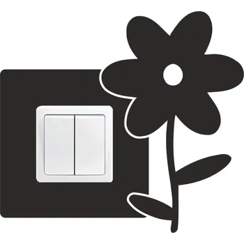 Samolepící dekorace Samolepka pod vypínač Květina Floreo