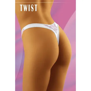 Kalhotky Wolbar Twist Tanga white-bílá S