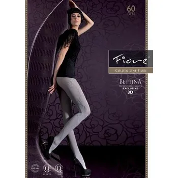 Dámské punčochy BETTINA 60den-punčochové kalhoty FIORE black-černé 3-M