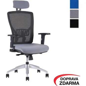 Židle Halia Mesh s podhlavníkem Šedá