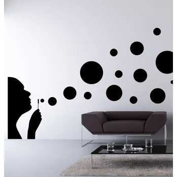 Samolepící dekorace Samolepka na zeď Bublifuk (dekorace na zeď)