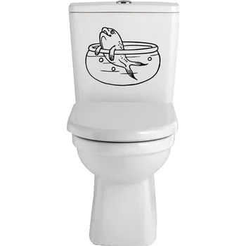 Samolepící dekorace Samolepka na WC Akvárium (dekorace do bytu)