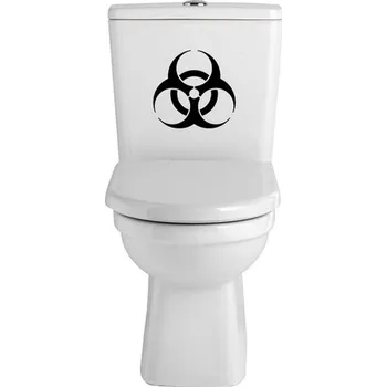 Samolepící dekorace Samolepka na WC Bio-hazard (dekorace do bytu)