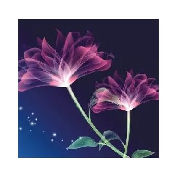 Samolepící dekorace Samolepka na vypínač Květina 9 x 9 cm