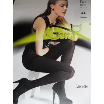 Dámské punčochy LUCETTE 03 60den-punčochové kalhoty Gatta black-černé