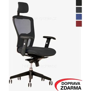 Židle Dike s podhlavníkem Černá