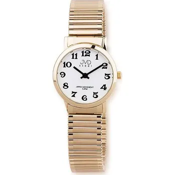 Hodinky Dámské módní nerezové ocelové hodinky JVD steel J4012.2 s natahovacím páskem (modrý)