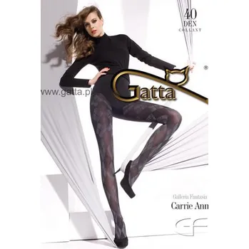 Dámské punčochy CARRIE ANN 15 40den-punčochové kalhoty Gatta nero-černé 3-M
