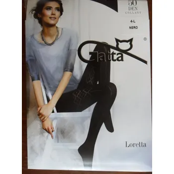 Dámské punčochy Gatta Loretta 97 50 den Punčochové kalhoty nero-černé