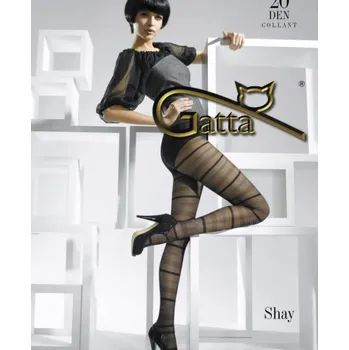 Dámské punčochy SHAY 01 20den-punčochové kalhoty Gatta nero-černé 4-L