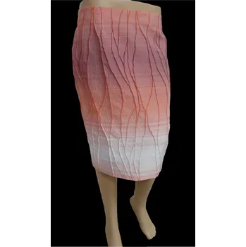 Dámská sukně Dámská společenská sukně - oranžovo-bílá - vel. 40