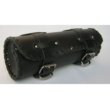 Zavazadlo na motocykl Kožená rolka na motorku CHOPPER