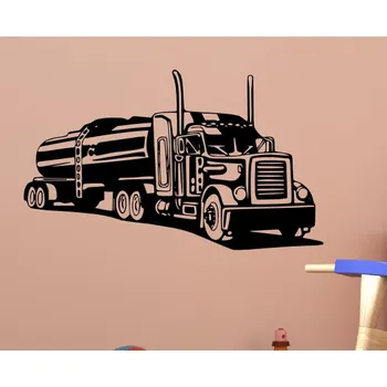 Samolepící dekorace Samolepka na zeď Auto Cisterna (dekorace na zeď)