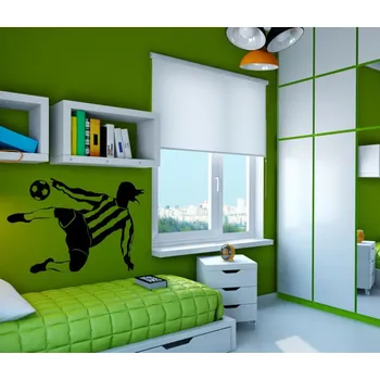 Samolepící dekorace Samolepka na zeď Fotbalista (dekorace na zeď)