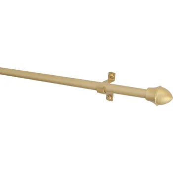 Kavárenská tyč 135-225 cm, zlatá / garnýž Mini Café