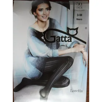 Dámské punčochy Gatta Loretta 99 50 den Punčochové kalhoty nero-černé