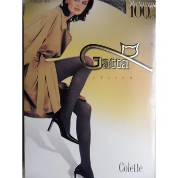 Dámské punčochy Gatta Colette 100 den Punčochové kalhoty melange-nero 4-L