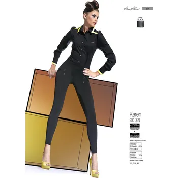 Dámské legíny Bas Bleu Karen 200 den Leginy black-černé 3-M