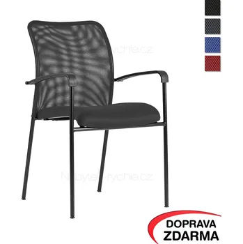 Jednací židle Židle Triton Black šedá