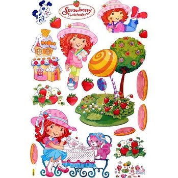 Samolepící dekorace Samolepka na zeď Jahůdka 60 x 90 cm (dětská dekorace na zeď)