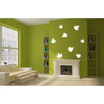 Samolepící dekorace Samolepka na zeď Podzimní listí (dekorace na zeď)