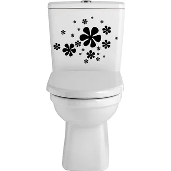 Samolepící dekorace Samolepka na WC Květy (dekorace do bytu)
