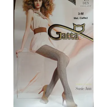 Dámské punčochy Gatta Susie ann 06 40 den Punčochové kalhoty melange caffe-hnědé 2-S