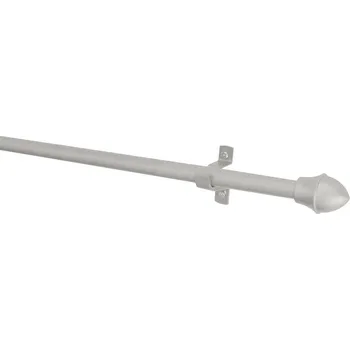 Kavárenská tyč 85-135 cm, stříbrná / garnýž Mini Café