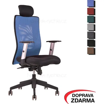 Nábytek Židle Calypso XL SP4 Modrá - Podhlavník pevný
