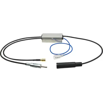 Autoanténa AM-FM / DAB-DAB+ rozbočovač signálu DIN / SMB