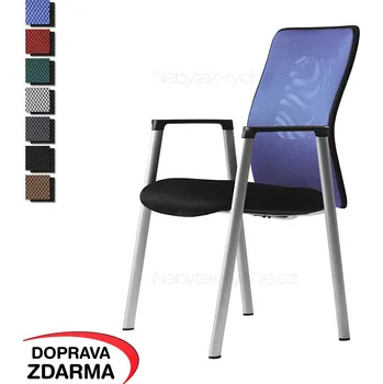 Jednací židle Konferenční židle Calypso Meeting modrá