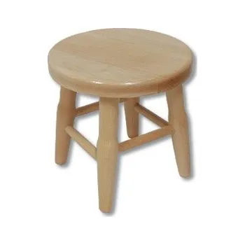 Taburet Drewmax KT246 dřevěná taburetka masiv buk