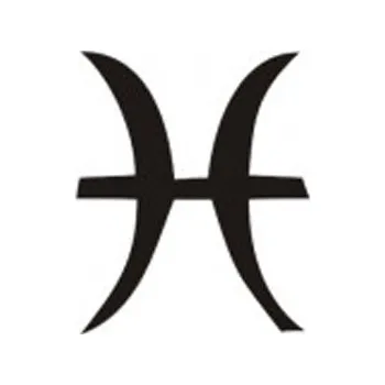 Samolepící dekorace Samolepka na zeď Znamení zvěrokruhu znak Ryby (dekorace na zeď)