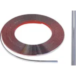 Lišta na hranu dveří - Chrom 20m