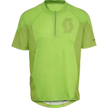 cyklistický dres SCOTT Shirt Mind s/sl Green / Lime Green 228113