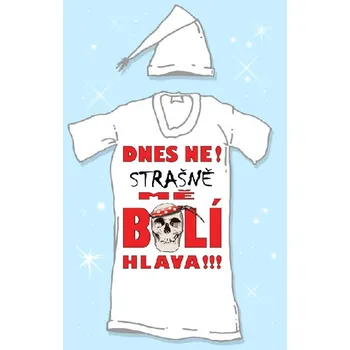 Pánská noční košile Noční košile - Dnes ne, strašně mě bolí hlava XL