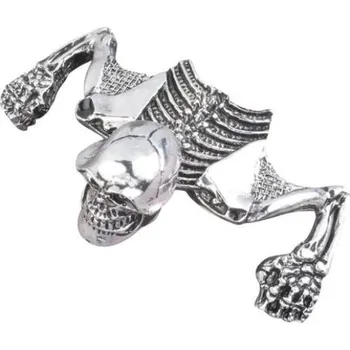 Figurka kostlivec na světlo chromová