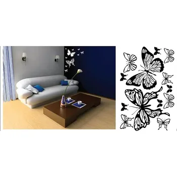Samolepící dekorace Samolepka na zeď MOTÝLI 3, 94 x 60 cm (dekorace na zeď)