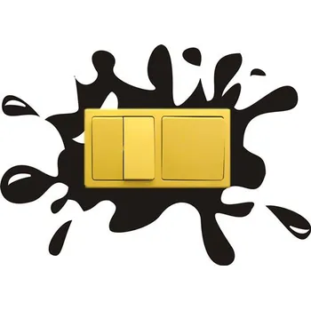 Samolepící dekorace Samolepka pod vypínač Kaňka (dvojrámeček) (samolepka na zeď)