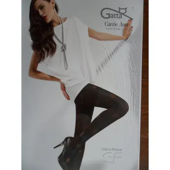 Dámské punčochy CARRIE ANN 19 40den-punčochové kalhoty Gatta nero-černé 3-M