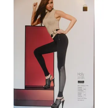 Dámské legíny Bas Bleu Holly 200 den Leginy black-černé 3-M