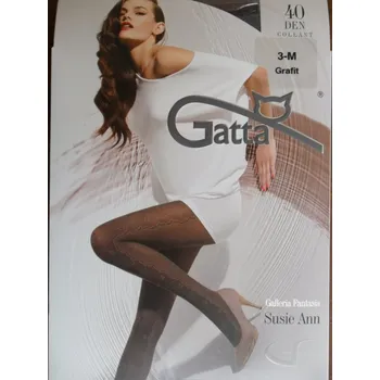 Dámské punčochy Gatta Susie ann 07 40 den Punčochové kalhoty grafit-tmavě šedé