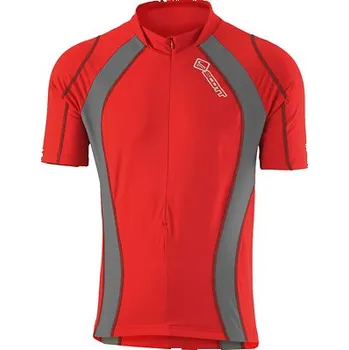 cyklistický dres SCOTT EXCEL SHIRT s/sl - dres na kolo Scott Excel red 212238