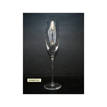 Sklenice Tom Crystal Bohemia Šampaňská flétna křišťálová tvar Německo 11201/00000/280 0,28l. 6ks