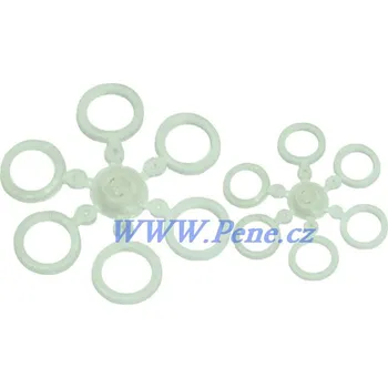 Carp System Rybářské kroužky na pelety 5 a 7mm Carp system 12ks