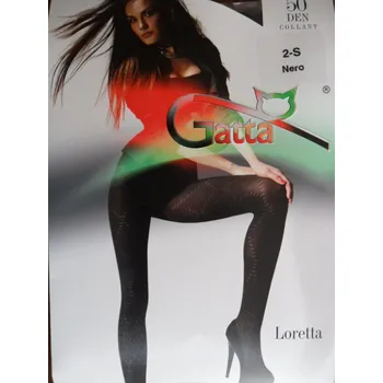 Dámské punčochy Gatta Loretta 77 50 den Punčochové kalhoty nero-černé