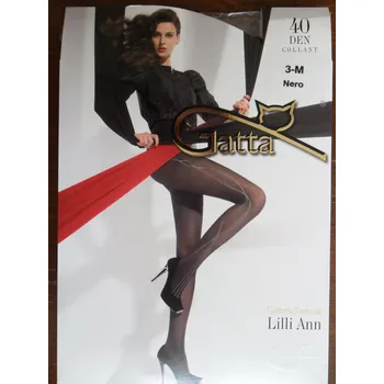 Dámské punčochy LILLI ANN 17 40den-punčochové kalhoty Gatta nero-černé