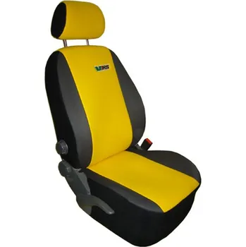 Potah sedadla ELA Autopotahy OCTAVIA II Exclusive- semiš RS žlutá