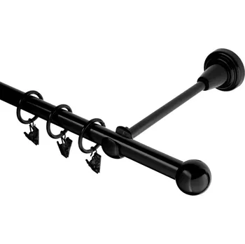 Garnýž Garnýž kovová 160 cm jednořadá 16 koule černá